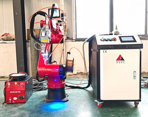 Seam Tracking <strong>Laser</strong> Welding <strong>Robot</strong> On Wheels 6000W 3000W 1500W 6 Eksenli Kaynak Robotu 3 In 1 Robotic Welder Cutter Cleaner - Product Image 2