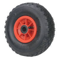 HL Hanak91,3.00-* 4 roue gonflable en caoutchouc 10 pouces alésage 20mm moyeu central 75mm idéal pour les camions, etc.