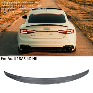 สำหรับ A5 S5 B9 RS5 4ประตูแบบสปอร์ตคาร์บอนไฟเบอร์ด้านหลังสปอยเลอร์ลำตัวปีก2016-2025 - Product Image 1