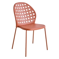 Chaises de banquet empilables personnalisables, chaise en plastique incassable, chaises à tressage imitation rotin, pour l'extérieur, pour chambre d'hôtel