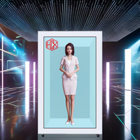 Vitrine interactive LED personnalisée HXXK, 21,5 pouces à 98 pouces, écran tactile 3D holographique A+ pour l'intérieur, 1920x1080, éducation