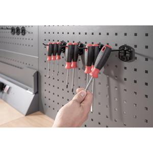 VIGOR Jeu de crochets à outils ∙ 100 mm ∙ V2518 ∙ 10 pièces ∙ Nombre d'outils: 10 - Product Image 3