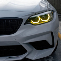 Kontrol Warna RGB SJC Lewat Ponsel untuk BMW Seri 2 F22 F23 M2 F87 2018-2022 Modul LED RGB DRL Plug and Play