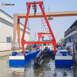 Draga a getto di aspirazione con motore diesel e cambio 6/8 pollici per pompa di iniezione, per dragaggio di sabbia, fango e liquami in fiumi/mare, e per la ricerca di oro/diamanti - Product Image 5