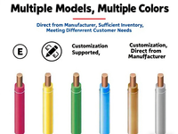 Cable eléctrico de cobre THHN de alta calidad, Cable de construcción de chaqueta de nailon de 600V