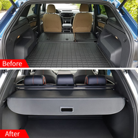 Cache-bagages rétractable pour Volkswagen VW Atlas Cross Sport 2020-2025, décoration de voiture, accessoires intérieurs