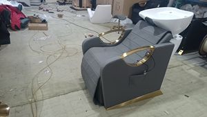 Cama de Lavado de Cabello con Circulación de Agua Eléctrica Moderna, con Masaje y Lavabo de Cerámica, Equipo de Peluquería, Superventas - Product Image 6