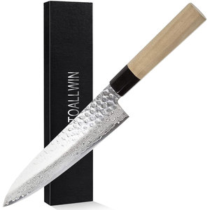 <span class=keywords><strong>Cuchillo</strong></span> Profesional Yanagiba para Sashimi, <span class=keywords><strong>de</strong></span> 10 Pulgadas, Acero Japonés VG10, 67 Capas, Mango Octagonal <span class=keywords><strong>de</strong></span> Madera, Damasco - Product Image 1