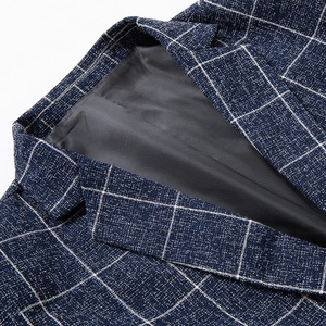 <span class=keywords><strong>Blazer</strong></span> à <span class=keywords><strong>carreaux</strong></span> élégant pour <span class=keywords><strong>homme</strong></span>, coupe ajustée, idéal pour le printemps, les mariages et les occasions décontractées – Nouvelle collection en gros - Product Image 5