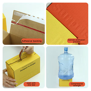 Caja de Cartón Corrugado Plegable para Envíos, Impresión Personalizada en los Lados, Cajas de Cartón con Cierre Adhesivo - Product Image 2