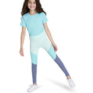Pantalon de Jogging en Polyester pour fille, <span class=keywords><strong>Legging</strong></span> imprimé personnalisé, extensible, respirant, à séchage rapide, vêtement de danse, de Yoga, tendance quantité minimale de commande - Product Image 2