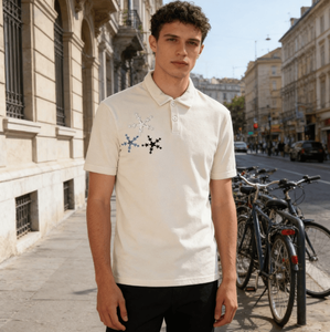 เสื้อยืดผู้ชายสั่งทำคุณภาพสูง 100% ผ้าฝ้าย สตรีทแวร์ ถักลาย พร้อมโลโก้สั่งทำ ขายส่ง - Product Image 1