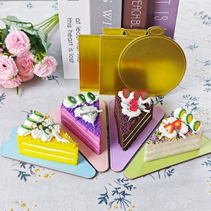 SunShine Wholesale Custom Ini Round Square <b>Rectangle</b> Triangle Paper Mousse <b>Cake</b> Base Pastry Dessert Displays Tray <b>Cake</b> <b>Board</b> - Product Image 4