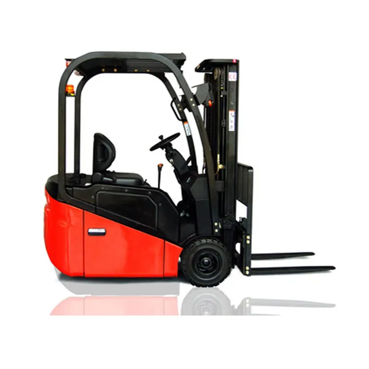 Çin 5 ton versalift elektrikli üç tekerlekli forklift paleti kamyon depo