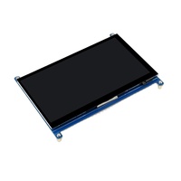 Layar Sentuh Raspberry Pi 7-inci, Layar Sentuh Kapasitif IPS 7-inci untuk Raspberry Pi 3B+/4B