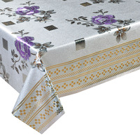Rouleau de Nappe en Plastique PVC Gaufré, Doré, Lavable, Imperméable, Vente en Gros