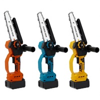 Scie à chaîne électrique sans balais de 8 pouces pour usage industriel et bricolage, avec chaîne en alliage, 2 batteries et 1 chargeur – Idéale pour l'abattage et l'élagage – Approvisionnement direct usine