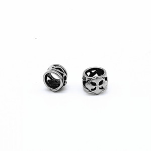 yunnique Stainless Steel Hollow <b>Spacer</b> Beads For Jewelry Making European Style Metal Beads GZYA-0034 - Product Image 2