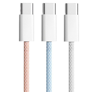 Wholesale PD 60w Fast Charging Color Braided High Quality Type-C Data <strong>Cable</strong> I Phone Fast Charging Data <strong>Cable</strong> USB C Data <strong>Cable</strong> - Product Image 1
