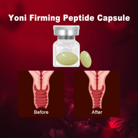 XINHEYU Capsules de peptides raffermissantes Yoni, hydratant vaginal resserrant, sans œstrogène, herbes naturelles, amélioration de la libido, effet lubrifiant