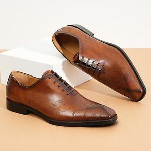 Nuevos Mocasines Retro de Lujo para Hombre, Botas con Punta de Acero, Diseño Casual, Piel de Oveja, Resistentes al Agua y Antideslizantes, Duraderos - Product Image 5