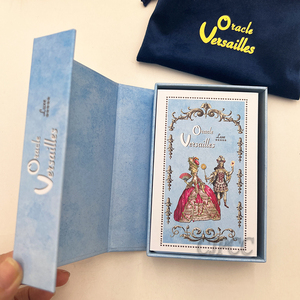 Cartes de tarot oracle de qualité supérieure, cartes d'affirmation à bords dorés, impression personnalisée pour la divination, usage spirituel avec guide - Product Image 1