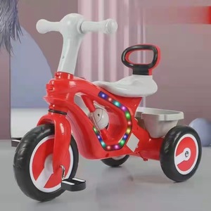Triciclo Infantil con Cubo, Luces y Música, Antivuelco, CFB-TR-868, Seguro, de Acero con Alto Contenido de Carbono, 3 Ruedas, para Niños - Product Image 1