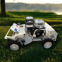 Penjualan Langsung Pabrik Mesin Diesel 4-Tak Tanpa Kabel 4-Roda Remote Control DIY Robot Pemotong Rumput Industri Zero Turn