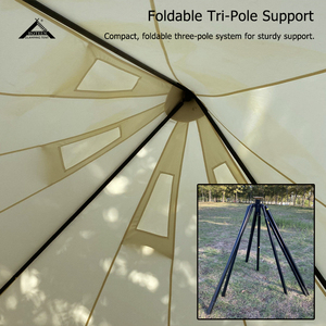 Lều chuông vải cotton ngoài trời không cần cột giữa, chống thấm nước, dành cho gia đình, cắm trại, tiệc tùng, sự kiện, du lịch, Naturhike - Product Image 6