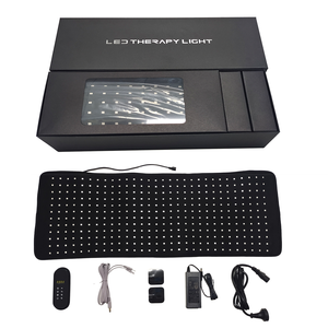 Almohadillas de <span class=keywords><strong>electrodos</strong></span> para <span class=keywords><strong>terapia</strong></span> de luz infrarroja roja de gran tamaño, 660nm, 850nm, cinturón de <span class=keywords><strong>terapia</strong></span> de luz roja, almohadilla infrarroja para aliviar el dolor muscular corporal - Product Image 3