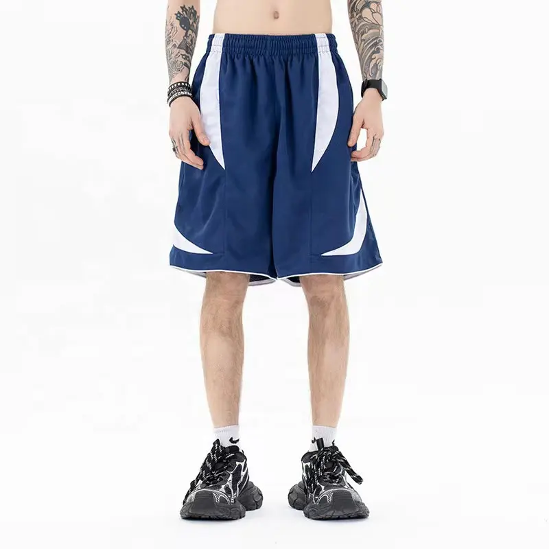 Goedkope Groothandel Big Size Custom Design Heren 5 Spandex 95 Polyester Activewear Jogging Casual Shorts