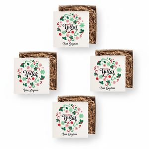 Personalized Christmas Design <b>Empty</b> <b>Gift</b> <b>Boxes</b> 3 Piece Set with Custom Name <b>for</b> Holiday Celebrations - Product Image 2