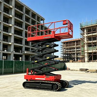 Nouvelle petite plateforme élévatrice mobile à ciseaux, électrique hydraulique, hauteur de levage 15m, capacité 450kg, dimensions de table 2100x1000mm, pour entrepôt