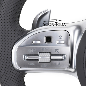 Volant sport personnalisé SOON TODA pour Mercedes Benz <span class=keywords><strong>GLA</strong></span> B GLB C GLC <span class=keywords><strong>E</strong></span> GLE CLS <span class=keywords><strong>2023</strong></span>, modification de volant, 809-YD-T52-F - Product Image 3