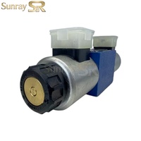 Vanne de commande directionnelle Rexroth 4WE6E6X/EG24N9K4 24V DC avec joints NBR/FKM pour système hydraulique, excavatrice, chargeuse, machine CNC