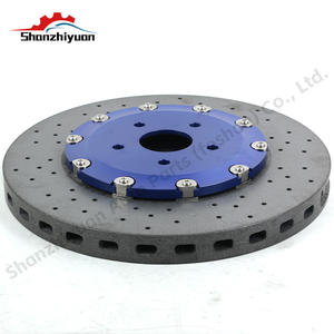 Discos de Freno de Cerámica de Carbono Flotantes Modificados, Kit de Caliper de Freno de Fibra Larga para Honda <span class=keywords><strong>CRV</strong></span> HRV Civic - Product Image 2