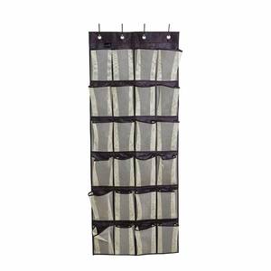 2026 Hot-Sell Foldable Over Door <b>Shoe</b> Organizer 24 Large Mesh Pockets Visible Hanging Wall Mount <b>Storage</b> for Bedroom Clothing - Product Image 1