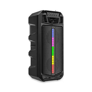 SINGE Gadgets Novation Bass Gadget Elektronik Led Light Portabel Nirkabel Bluetooth Mini Solar Charge Speaker