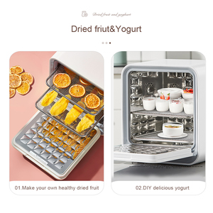 เครื่องนึ่งขวด<span class=keywords><strong>นม</strong></span>และเครื่องอบผ้าพร้อมหลอด <span class=keywords><strong>UV</strong></span>-C คู่ เจลทําความสะอาดแบบควบคุมแบบสัมผัส - Product Image 4