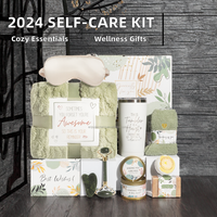 Coffret Cadeau de Relaxation et Encouragement pour Femme : Gobelet, Panier de Bien-être, Ensemble de Soins Spa, Articles Souvenirs Populaires pour Remise en Forme Rapide