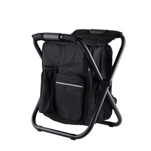 Sac à dos portable, chaise d'extérieur pliable, avec sac glacière, pour randonnée <span class=keywords><strong>Camping</strong></span> pêche plage - Product Image 1