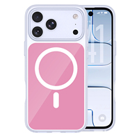 Nouvelle coque de téléphone magnétique anti-chute 2-en-1 en TPU et acrylique avec motif personnalisé 2026 pour iPhone 18 17 16 15 Pro Max 17E