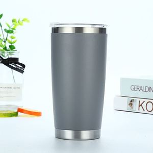 20oz Ice Tumbler Car Use <b>Double</b> <b>Wall</b> Heat Cold Retention Portable Drink <b>Mug</b> - Product Image 2