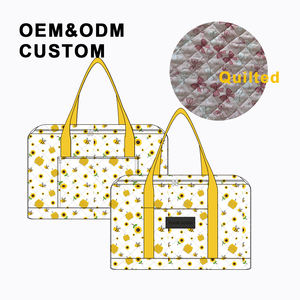 Nuevo bolso <span class=keywords><strong>de</strong></span> lona acolchado personalizado al por mayor, superventas, bolso <span class=keywords><strong>de</strong></span> equipaje <span class=keywords><strong>de</strong></span> <span class=keywords><strong>fin</strong></span> <span class=keywords><strong>de</strong></span> <span class=keywords><strong>semana</strong></span> para mujer con logotipo <span class=keywords><strong>de</strong></span> goma (MOQ bajo 50) - Product Image 2