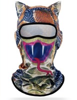 Nouveau masque amusant à motif animalier, masque intégral pour le visage et le cou, masque Gini pour l'été, pour la conduite en plein air