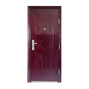 Dernière conception de porte d'entrée pivotante résidentielle avant extérieure en acier inoxydable Portes d'entrée extérieures en acier de sécurité - Product Image 1