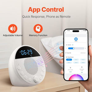 App Control White Noise Sound Machine pour 18 sons <span class=keywords><strong>de</strong></span> sommeil apaisants Night Light Blue Tooth Speaker <span class=keywords><strong>Réveil</strong></span> pour bébé adulte - Product Image 6