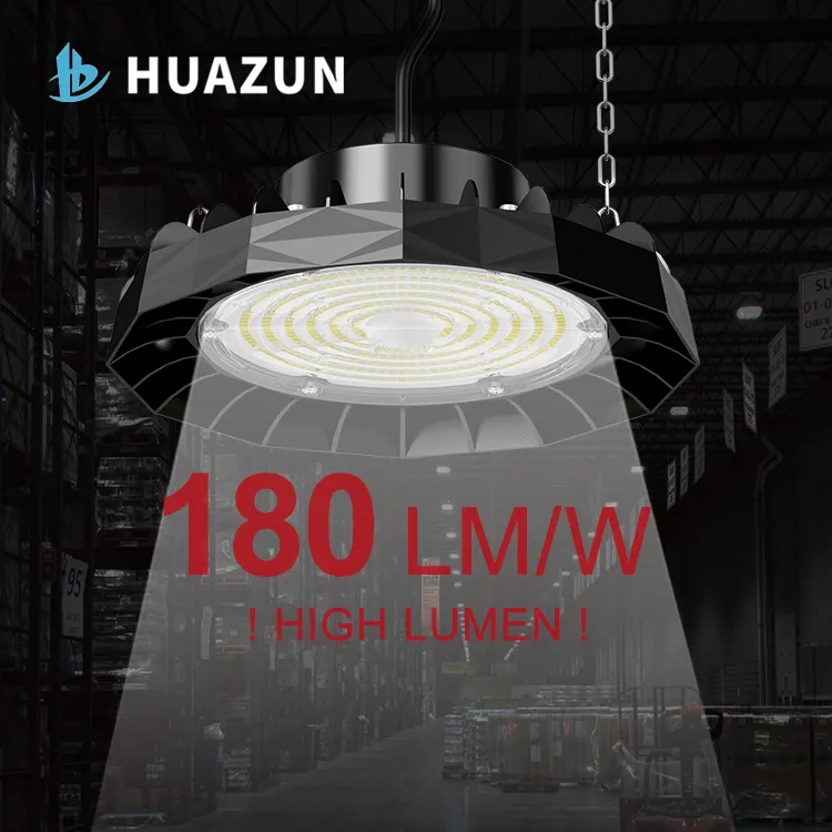 Entrepôt industriel Éclairage LED Highbay Éclairage de baie en aluminium Lumière Factori Light High Bay