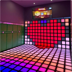 Baldosa LED Interactiva Cuadrada para Suelo, Sensor de Movimiento Interior, Música y <span class=keywords><strong>Juego</strong></span> de Cuadrícula, Sensor <span class=keywords><strong>Interactivo</strong></span> de Pasos - Product Image 4