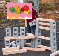 Grands blocs de construction géants en mousse EVA, briques modulaires empilables DIY, jouet éducatif pour enfants